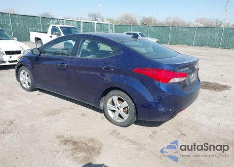 2013 Hyundai Elantra Gls z USA, uszkodzony, nr VIN 5NPDH4AE3DH343714